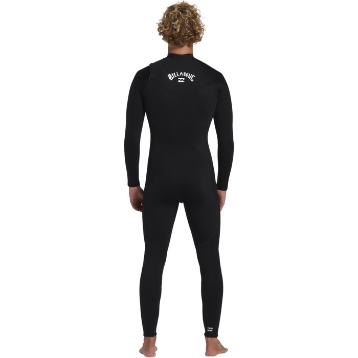 2024 Billabong Mens Foil 5/4mm Chest Zip Wetsuit ABYW100270 - Black